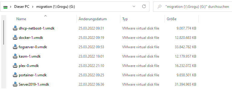 Migrate VMware to Proxmox