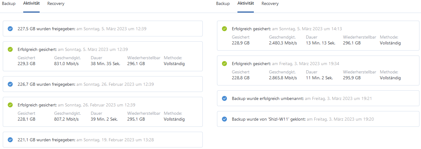 Backup performance Unraid vs QNAP